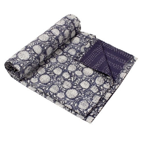 Indian handmade ikat kantha - indian,